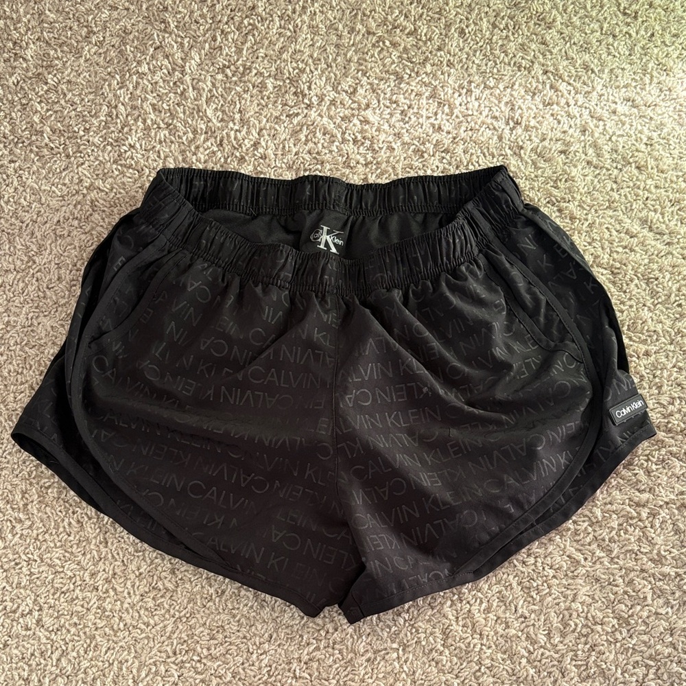 Calvin Klein Black Athletic Shorts for Women